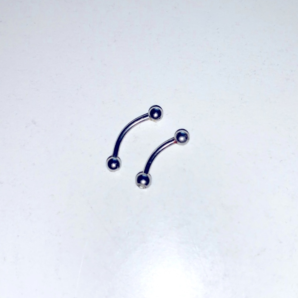 Surgical steel cartilage earrings